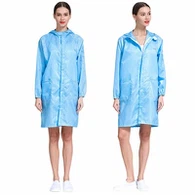 מעילי מעבדה בטוחים לחדר נקי ESD